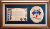 Douglas Clan Crest History Framed Print
