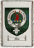 Dow Clan Davidson Clan Badge Throw Blanket