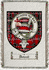Dowall Clan Macdougall Clan Badge Throw Blanket