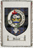 Dowall Clan Badge Throw Blanket