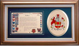 Dreghorn Clan Crest History Framed Print