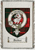 Dunbar Clan Badge Throw Blanket