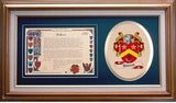 Duncan Clan Crest History Framed Print