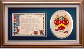 Duncan Clan Crest History Framed Print