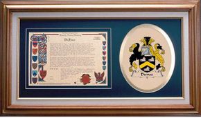 Dunse Clan Crest History Framed Print