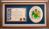 Dunsmure Clan Crest History Framed Print