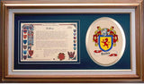 Duthie Clan Crest History Framed Print