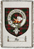 Dye Clan Skene Clan Badge Throw Blanket