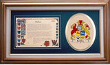 Echlin Clan Crest History Framed Print