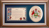 Elder Clan Crest History Framed Print