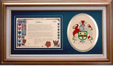 Elder Clan Crest History Framed Print