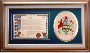 Elder Clan Crest History Framed Print