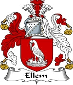 Ellem Family Crest / Ellem Coat of Arms JPG Download