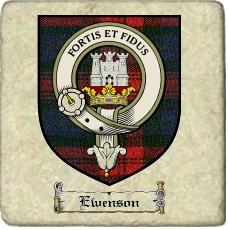 Ewenson Clan Badge Marble Tile