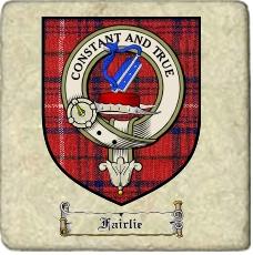Fairlie Clan Badge Marble Tile
