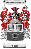 Yates Family Crest Heritage Series JPG Download