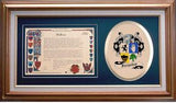 Farquhar Clan Crest History Framed Print