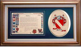 Fenton Clan Crest History Framed Print