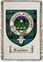Fergusson Clan Badge Throw Blanket