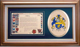 Feron Clan Crest History Framed Print