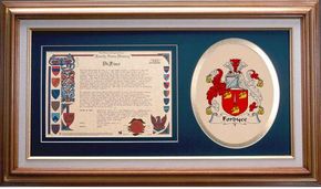 Fordyce Clan Crest History Framed Print