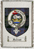 Forrest Clan Macdonald Clan Badge Throw Blanket