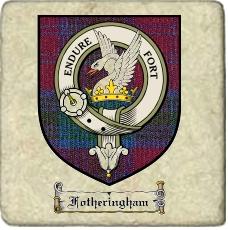 Fotheringham Clan Badge Marble Tile