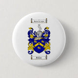 FOWLER FAMILY CREST - FOWLER COAT OF ARMS PINBACK BUTTON