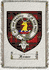 Fraser Clan Badge Throw Blanket