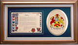 Freebairn Clan Crest History Framed Print
