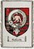 Galbraith Clan Macfarlane Clan Badge Throw Blanket