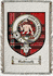 Galbreath Clan Macfarlane Clan Badge Throw Blanket