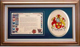 Galbreath Clan Crest History Framed Print