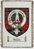 Garvie Clan Badge Throw Blanket