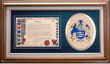 Garvie Clan Crest History Framed Print