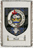 Gault Clan Badge Throw Blanket