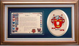 Geddes Clan Crest History Framed Print