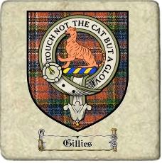Gillies Clan Badge Marble Tile