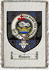 Gowrie Clan Badge Throw Blanket