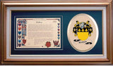 Graham Clan Crest History Framed Print