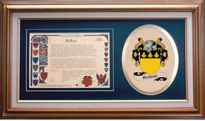Graham Clan Crest History Framed Print