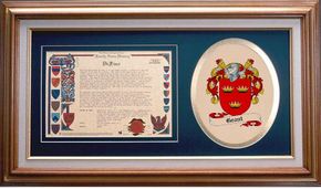 Grant Clan Crest History Framed Print