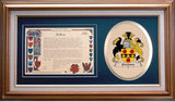 Gredon Clan Crest History Framed Print
