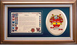 Grierson Clan Crest History Framed Print