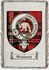 Gruamach Clan Badge Throw Blanket