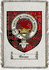 Gruer Clan Badge Throw Blanket
