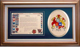 Hamil Clan Crest History Framed Print