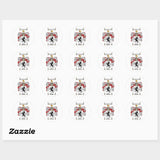 HARPER FAMILY CREST - HARPER COAT OF ARMS CLASSIC ROUND STICKER