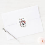 HARPER FAMILY CREST - HARPER COAT OF ARMS CLASSIC ROUND STICKER
