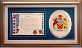 Hartside Clan Crest History Framed Print